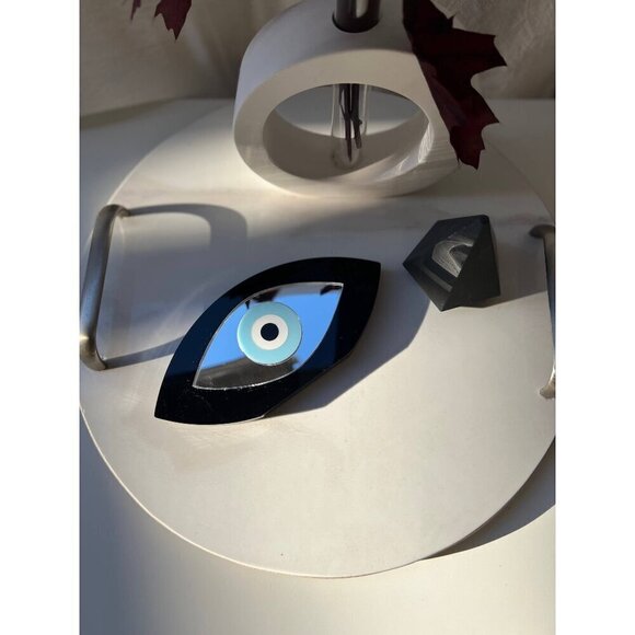 Protection Evil Eye Home Decor Plexiglass Home Decor Made in Greece - Picture 3 of 5